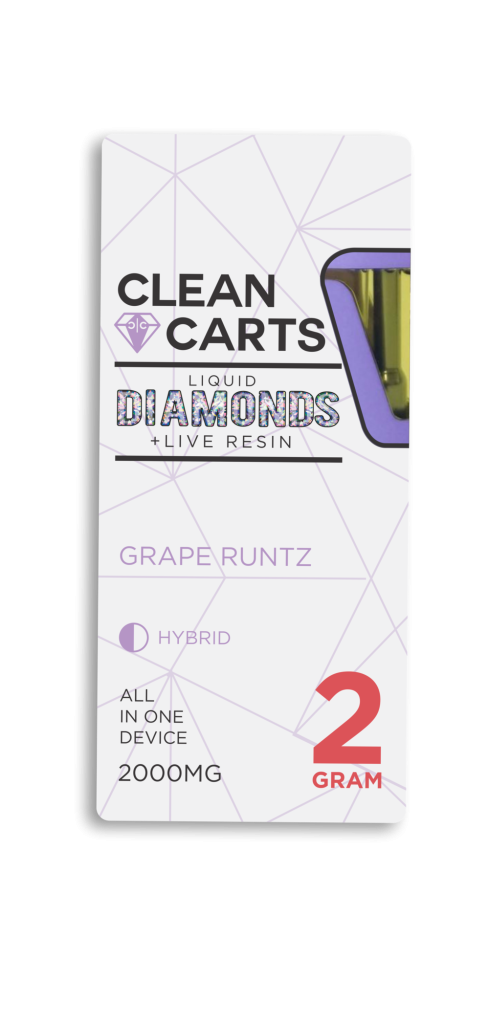 GRAPE RUNTZ Clean Carts 2.0G Refined Live Resin
