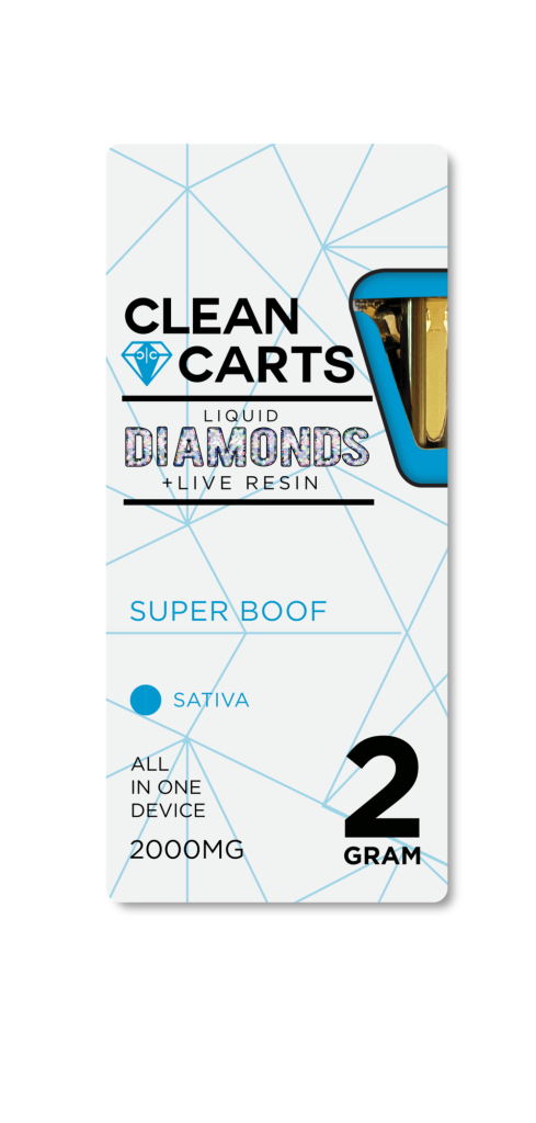 SUPER BOOF Clean Carts 2.0G Refined Live Resin